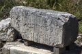 Xanthos Ancient City. Grave monument and the ruins of ancient city of Xanthos - Letoon Xantos, Xhantos, Xanths in Kas, Antalya/T