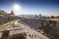 Xanthos Ancient City. Grave monument and the ruins of ancient city of Xanthos - Letoon Xantos, Xhantos, Xanths in Kas, Antalya/T