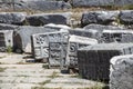 Xanthos Ancient City. Grave monument and the ruins of ancient city of Xanthos - Letoon Xantos, Xhantos, Xanths in Kas, Antalya/T