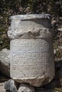 Xanthos Ancient City. Grave monument and the ruins of ancient city of Xanthos - Letoon Xantos, Xhantos, Xanths in Kas, Antalya/T