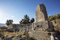 Xanthos Ancient City. Grave monument and the ruins of ancient city of Xanthos - Letoon Xantos, Xhantos, Xanths in Kas, Antalya/T