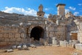 Xanthos Ruins, Fethiye-Kas, Turkey Royalty Free Stock Photo