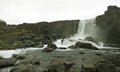 xar rfoss waterfall, ingvellir National Park, Iceland Royalty Free Stock Photo