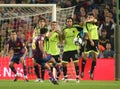 Xavi Hernandez free kick