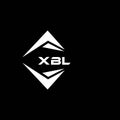 XBL abstract technology logo design on Black background. XBL creative initials letter logo concept Royalty Free Stock Photo