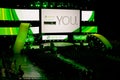 Xbox 360 press conference stage at E3 2011 Royalty Free Stock Photo