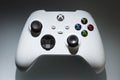 Xbox game controller top view white background