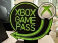 Xbox Game Pass Sign Royalty Free Stock Photo