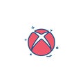 Xbox icon design vector Royalty Free Stock Photo