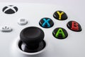 Xbox Series S game controller close up - 30 August, 2023 - Dnipro, Ukraine