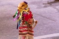 Xcaret, Mexico - January 29, 2023 - Elderly people dancing and enjoying the traditional folkloric dance of the Old Men.