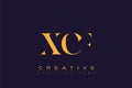 XCF abstract letter logo design Royalty Free Stock Photo