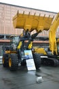 Xcmg wheel loader at Philconstruct in Pasay, Philippines Royalty Free Stock Photo