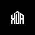 XDA letter logo design on BLACK background. XDA creative initials letter logo concept. XDA letter design