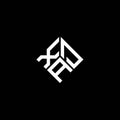 XDA letter logo design on WHITE background. XDA creative initials letter logo concept.
