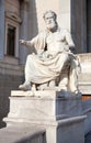 Xenophanes statue at Parliament Royalty Free Stock Photo