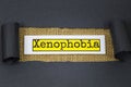 Xenophobia ethnicity racism discrimination human social prejudice equality Royalty Free Stock Photo