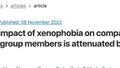 2022: Xenophobia Headlines Fast Sequence
