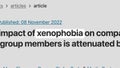 2022: Xenophobia Headlines Fast Sequence