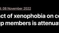 2022: Xenophobia Headlines Fast Sequence