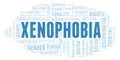 Xenophobia word cloud