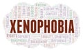 Xenophobia word cloud