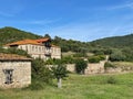 Metohi of Xiropotamou Monastery near Sarti, Greece Royalty Free Stock Photo