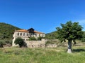 Metohi of Xiropotamou Monastery near Sarti, Greece Royalty Free Stock Photo