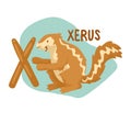 xerus and x letter