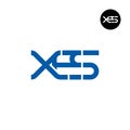 XES Logo Letter Monogram Design Royalty Free Stock Photo