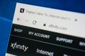 Xfinity.com Web Site. Selective focus. Royalty Free Stock Photo