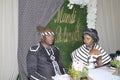 Xhosa tradition wedding couple Royalty Free Stock Photo