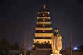 Xi'an Big Wild Goose Pagoda Buddhist Historic Buildings Royalty Free Stock Photo