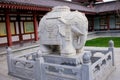 Xi`an China Ci`en Temple inside the statue