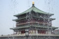 Xi`an Drum Tower is located in the ancient city of Xi`an