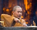 Xi'an - Oct 02: Chinese monk takes