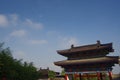 Xi 'an qinling, south five ancient buildings of the scenic spot. Royalty Free Stock Photo