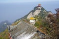 Xi 'an qinling, south five ancient buildings of the scenic spot. The south five is a famous national geol Royalty Free Stock Photo