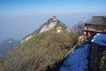 Xi 'an qinling, south five ancient buildings of the scenic spot. The south five is a famous national geol Royalty Free Stock Photo