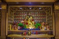 XI'AN, CHINA - AUGUST 3, 2018: Interior of the Temple of the Eight Immortals Ba Xi'an An in Xi'an, Chi