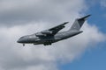 PLAAF Y-20 flying display Royalty Free Stock Photo