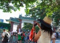 Tourist Taking Picture At Gulangyu Island