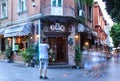 Tourists Walk At Gulangyu Islet Street