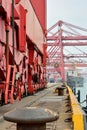 Xiamen dock operation, Fujian, China