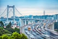 Xiamen haicang bridge closeup with hdr Royalty Free Stock Photo