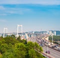 Xiamen haicang bridge in daytime