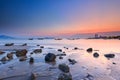 Xiamen Huandao Road Seascape Sunset, China