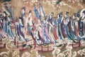 Xian China Ancient Chinese Mural Royalty Free Stock Photo