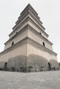 Xian China-Big Wild Goose Pagoda Royalty Free Stock Photo