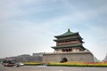 Xian Bell Tower. a famous landmark in the center of the ancient city of xian, China.